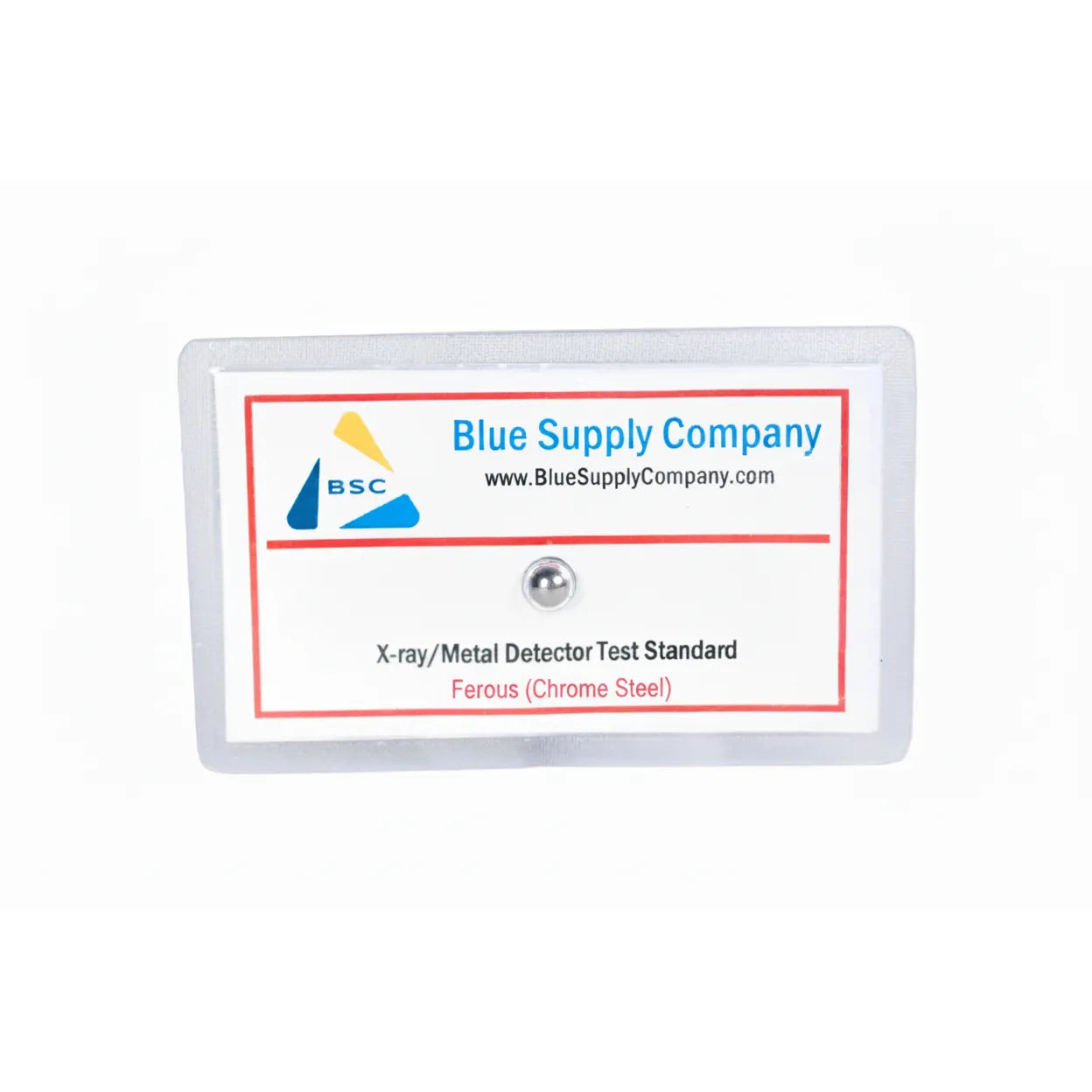 Laminated X-Ray Test Cards - Fe-NFe-SS 316