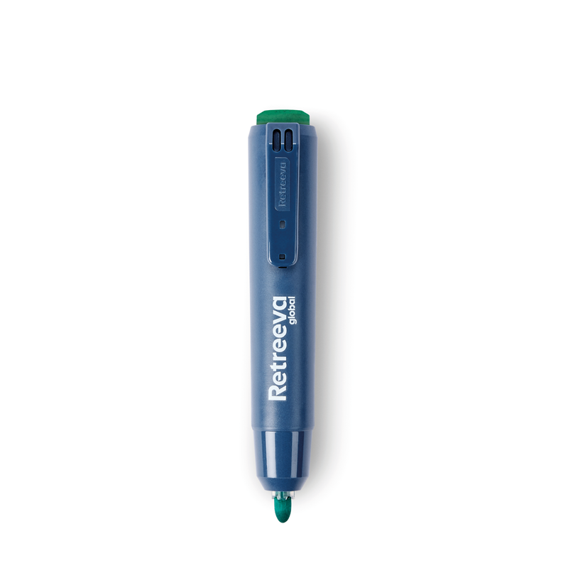 Compact Retractable Detectable Permanent Marker